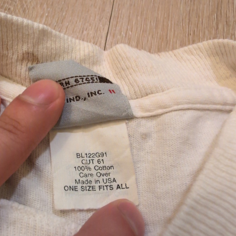 VTG OP Ocean Pacific Men Large One Size Shirt Surf Beach Cali Skater Distressed - Picture 5 of 11